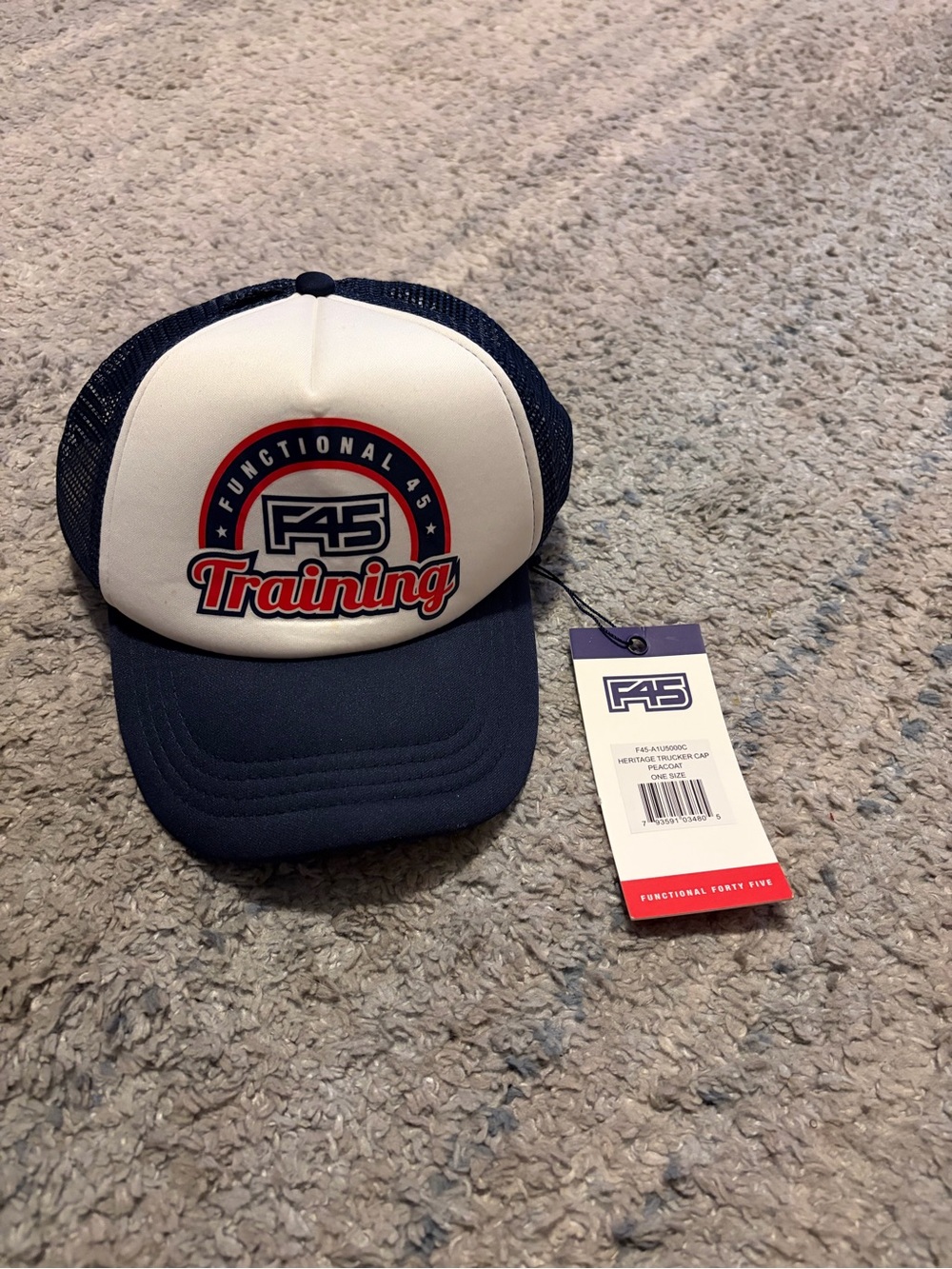 Functional F45 Training Heritage Trucker Hat SnapBack Mesh Brand New With Tags